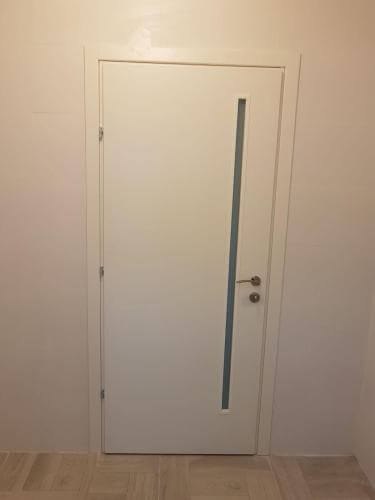 דלת פנים בשילוב זכוכית